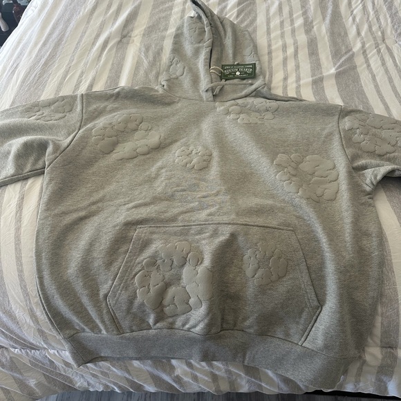Denim Tears Mono Grey Hoodie size large